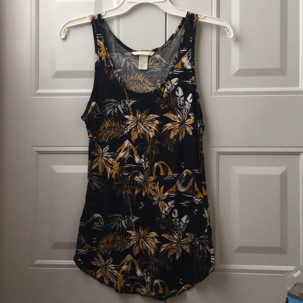 Black tropical tank